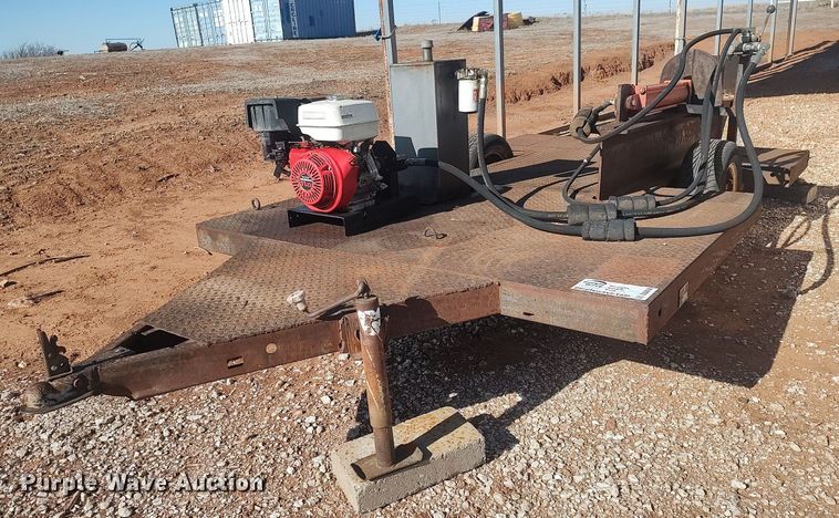 image for item DO3696 Shop built  log splitter trailer