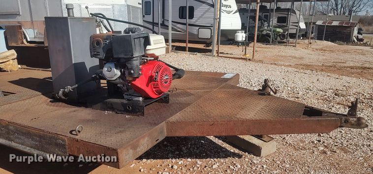 image for item DO3696 Shop built  log splitter trailer