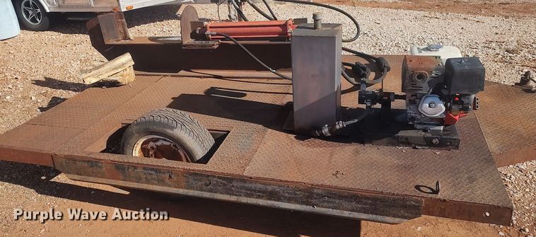 image for item DO3696 Shop built  log splitter trailer