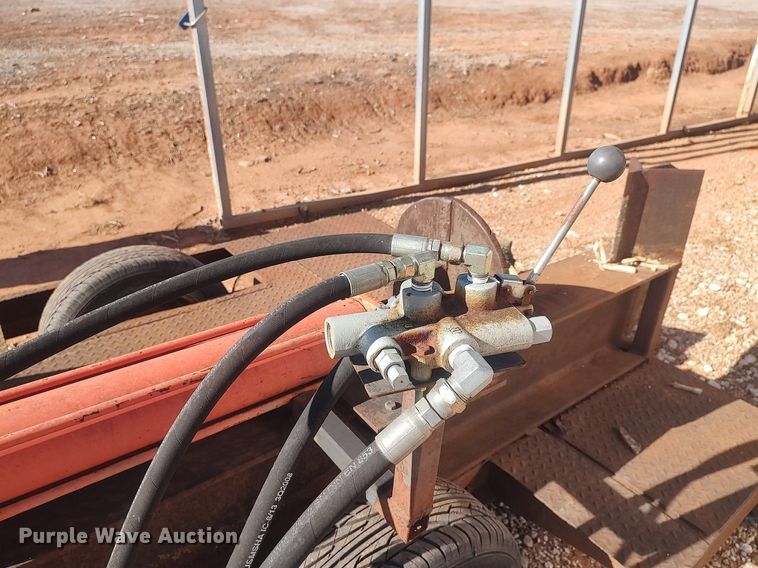 image for item DO3696 Shop built  log splitter trailer