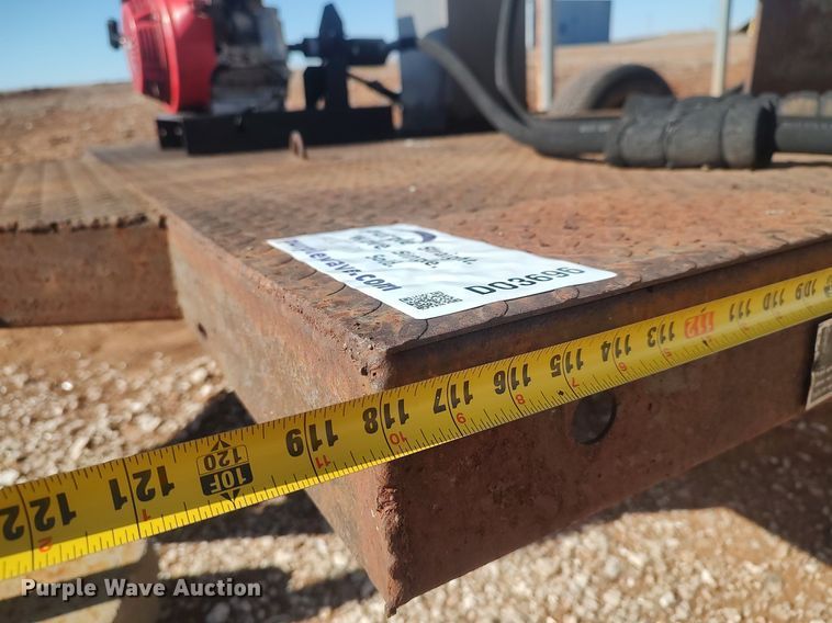 image for item DO3696 Shop built  log splitter trailer