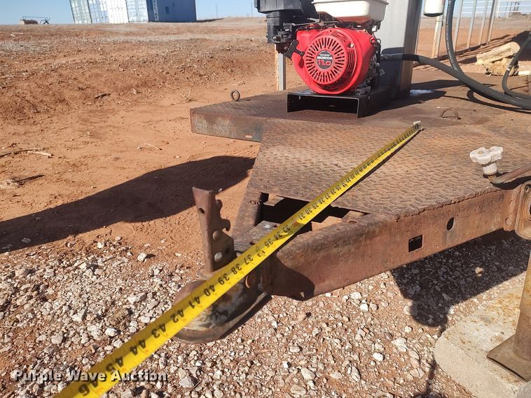 image for item DO3696 Shop built  log splitter trailer