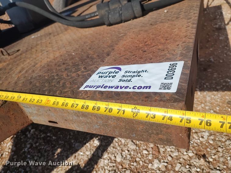 image for item DO3696 Shop built  log splitter trailer