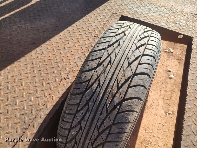 image for item DO3696 Shop built  log splitter trailer