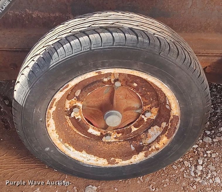 image for item DO3696 Shop built  log splitter trailer