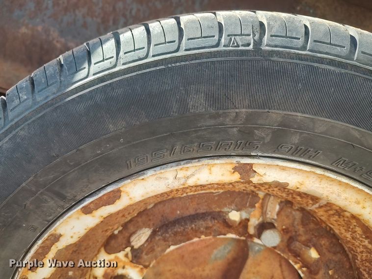 image for item DO3696 Shop built  log splitter trailer