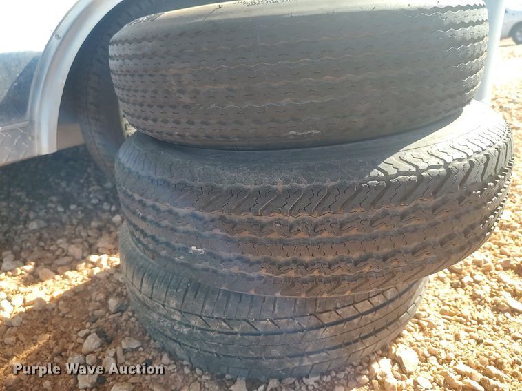 image for item DO3696 Shop built  log splitter trailer