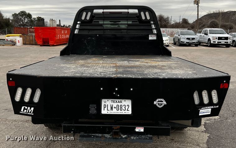 image for item DQ1953 2021 Chevrolet Silverado 3500HD  Crew Cab flatbed pickup truck