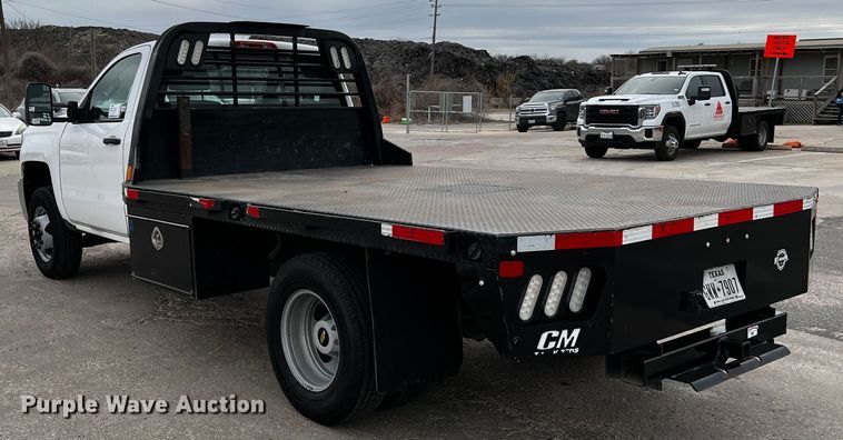 image for item DQ1954 2016 Chevrolet Silverado 3500HD  flatbed pickup truck