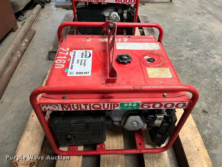 image for item DQ5107 Multiquip GA-6HEA  generator