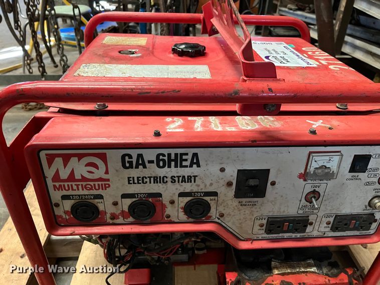 image for item DQ5107 Multiquip GA-6HEA  generator