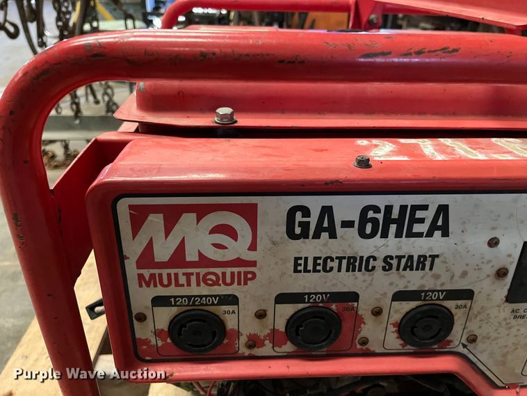 image for item DQ5107 Multiquip GA-6HEA  generator