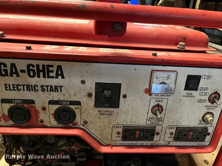 image for item DQ5107 Multiquip GA-6HEA  generator