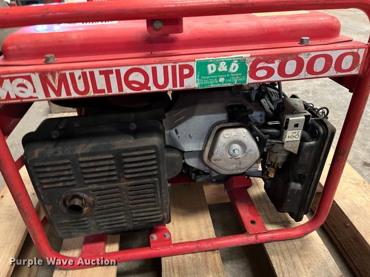 image for item DQ5107 Multiquip GA-6HEA  generator