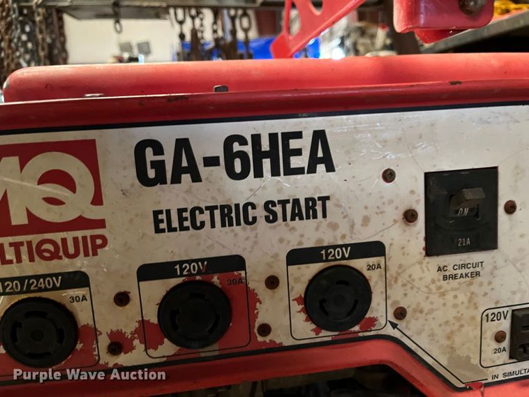 image for item DQ5107 Multiquip GA-6HEA  generator