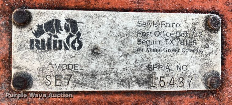 image for item DR7434 Rhino SE7  rotary mower