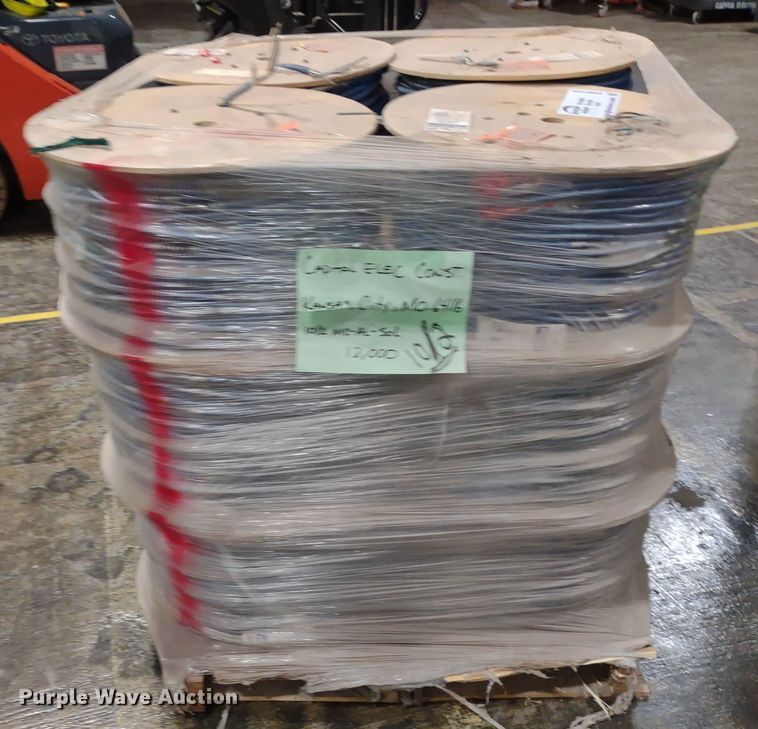 image for item DR8134 (12) spools of Kaf-Tech 10-2 metal clad copper cable