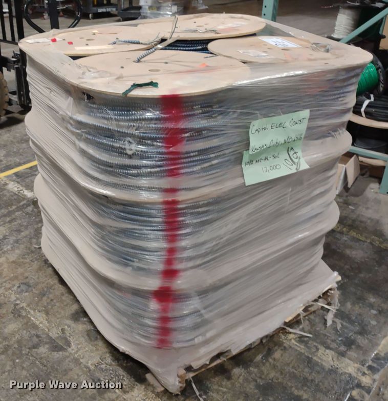 image for item DR8134 (12) spools of Kaf-Tech 10-2 metal clad copper cable