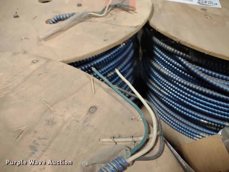 image for item DR8134 (12) spools of Kaf-Tech 10-2 metal clad copper cable