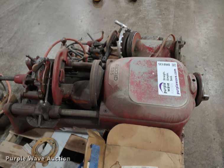 image for item DR8135 (6) Ridgid pipe threading machines