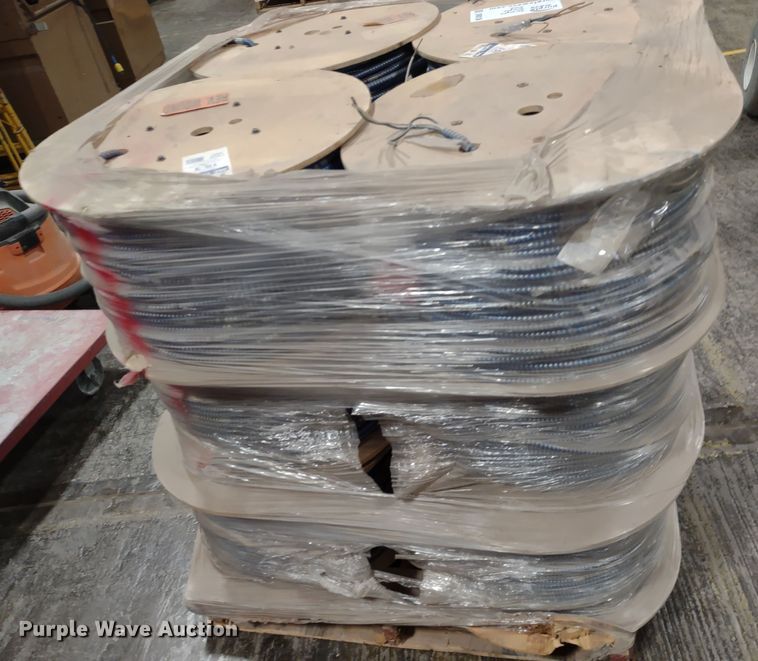 image for item DR8136 (12) spools of Kaf-Tech 10-2 metal clad copper cable