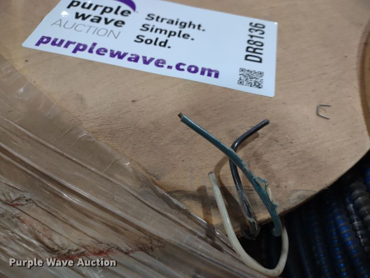 image for item DR8136 (12) spools of Kaf-Tech 10-2 metal clad copper cable