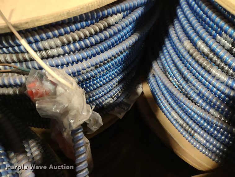 image for item DR8136 (12) spools of Kaf-Tech 10-2 metal clad copper cable