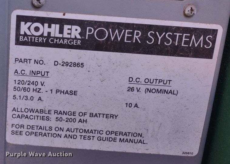 image for item DR8138 Onan  generator