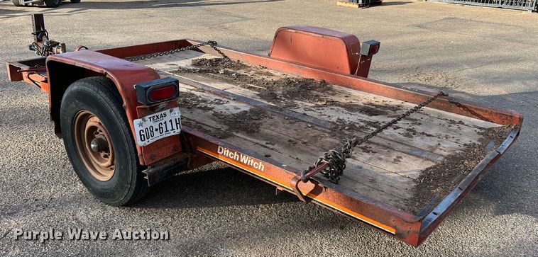 image for item DS2626 2005 Ditch Witch  tilt deck utility trailer