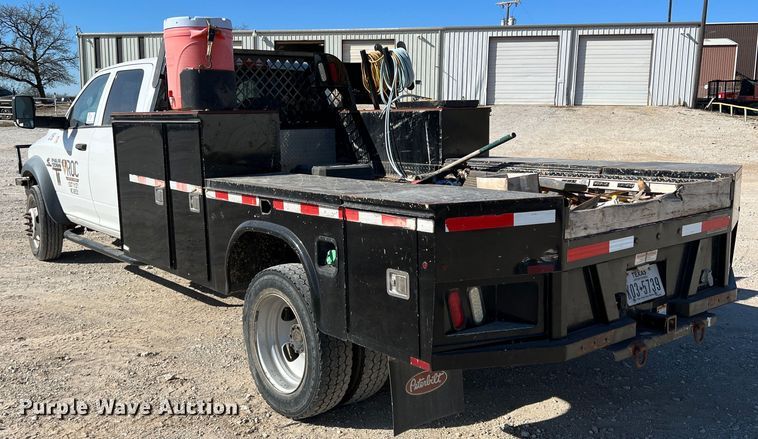 image for item DS2641 2014 Dodge Ram 5500  Crew Cab flatbed truck