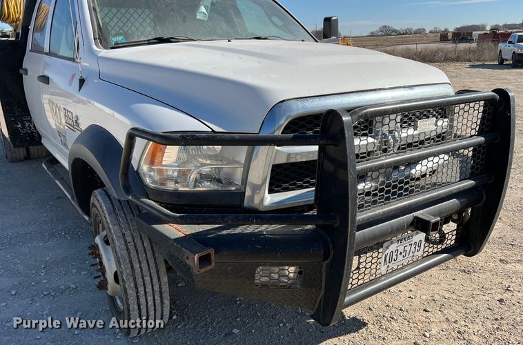 image for item DS2641 2014 Dodge Ram 5500  Crew Cab flatbed truck