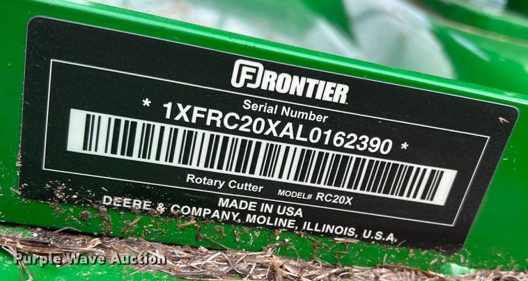 image for item DS2727 Frontier RC2072  rotary mower