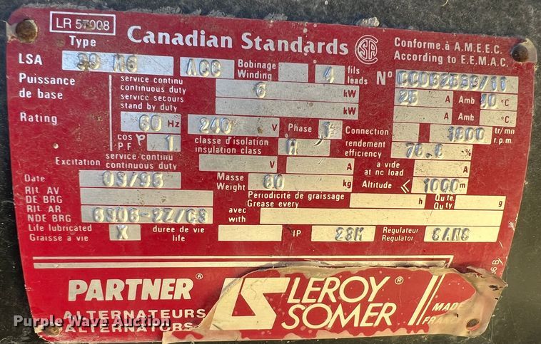 image for item ID9381 Amida AL4000  light plant