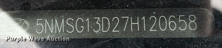 image for item IG9898 2007 Hyundai Santa Fe  SUV