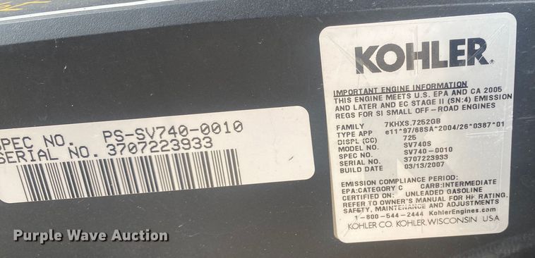 image for item IG9904 2007 Cub Cadet GT1554  lawn mower