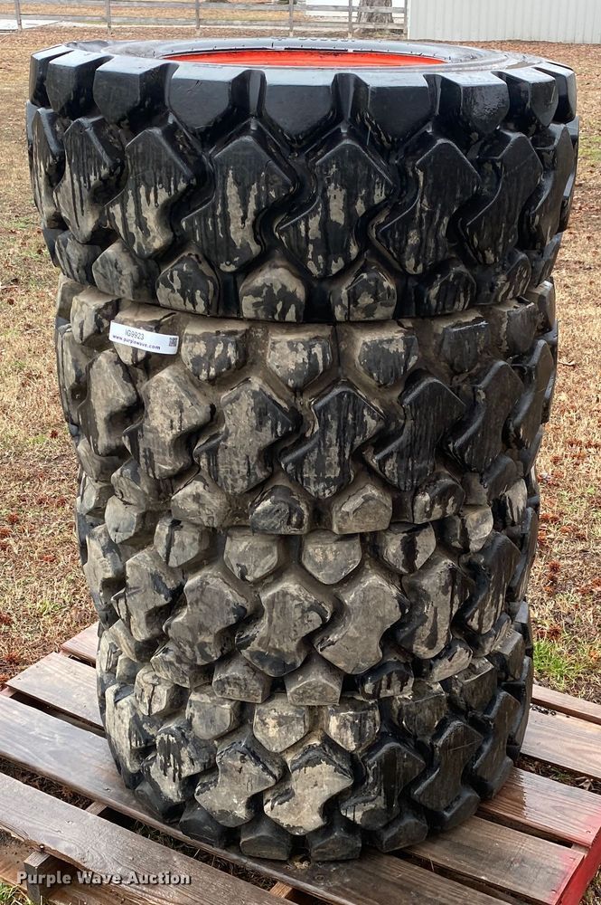 image for item IG9923 (4) Bobcat 12-16.5 NHS skid steer tires