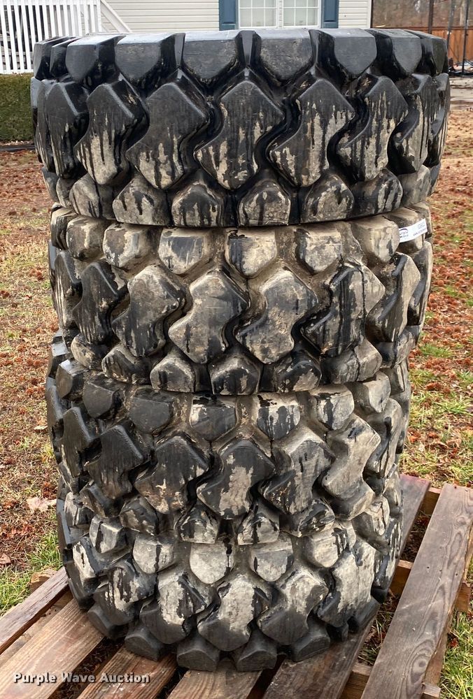 image for item IG9923 (4) Bobcat 12-16.5 NHS skid steer tires