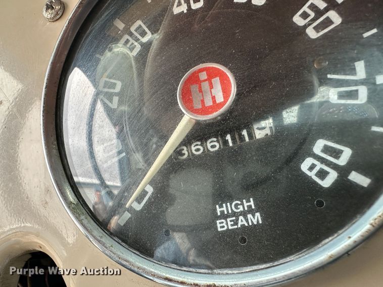 image for item JD9614 1953 International R130  dump flatbed truck