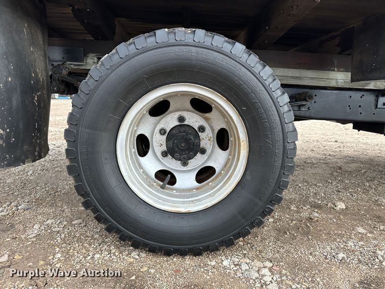 image for item JD9614 1953 International R130  dump flatbed truck