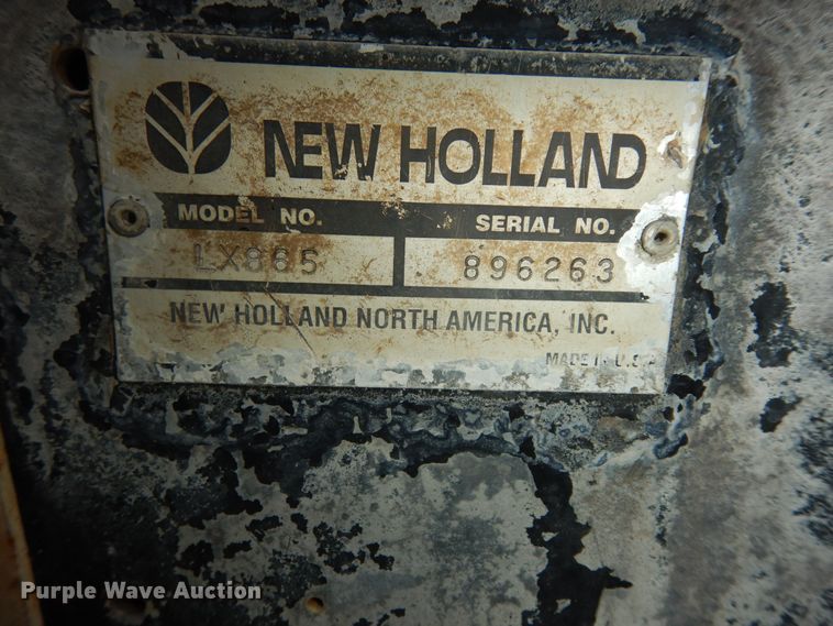 image for item JQ9917 1996 New Holland LX865  skid steer loader