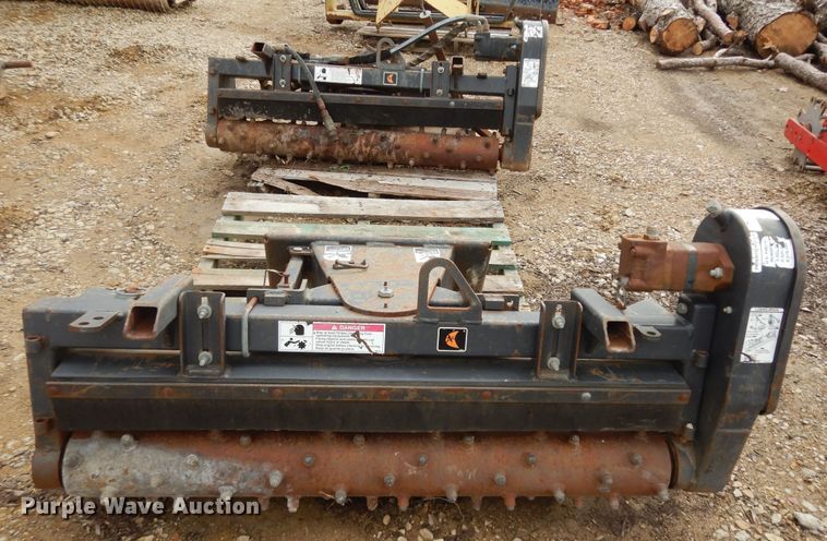 image for item JQ9921 (2) Ditch Witch skid steer power rake