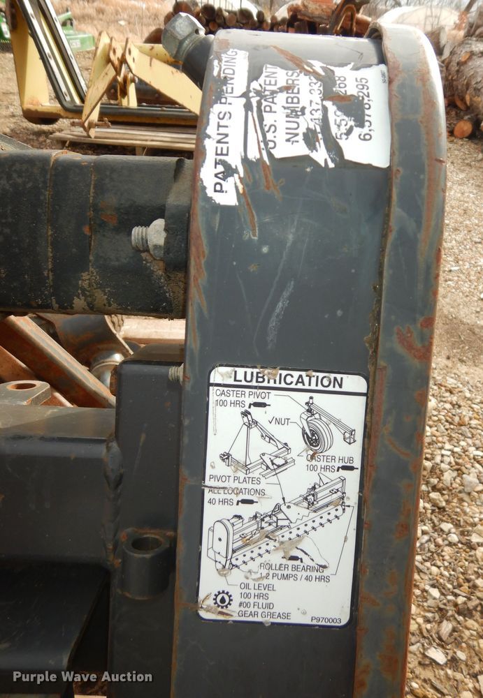 image for item JQ9921 (2) Ditch Witch skid steer power rake