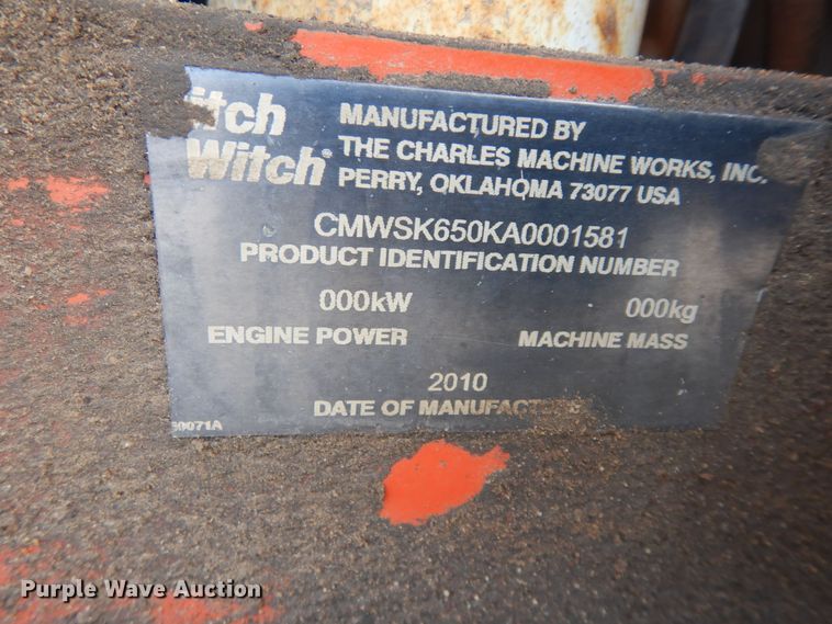 image for item JQ9926 2010 Ditch Witch SK650  compact utility loader