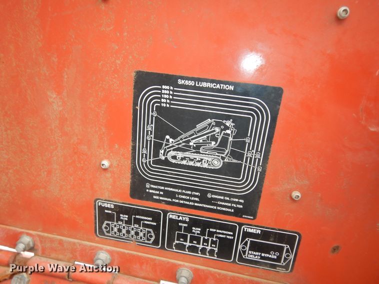 image for item JQ9927 2008 Ditch Witch SK650  compact utility loader