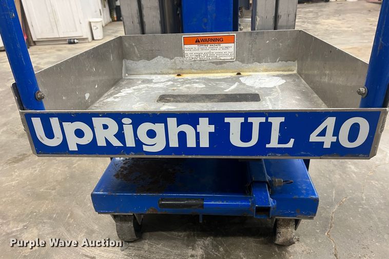 image for item JU9685 Up Right UL40  vertical lift