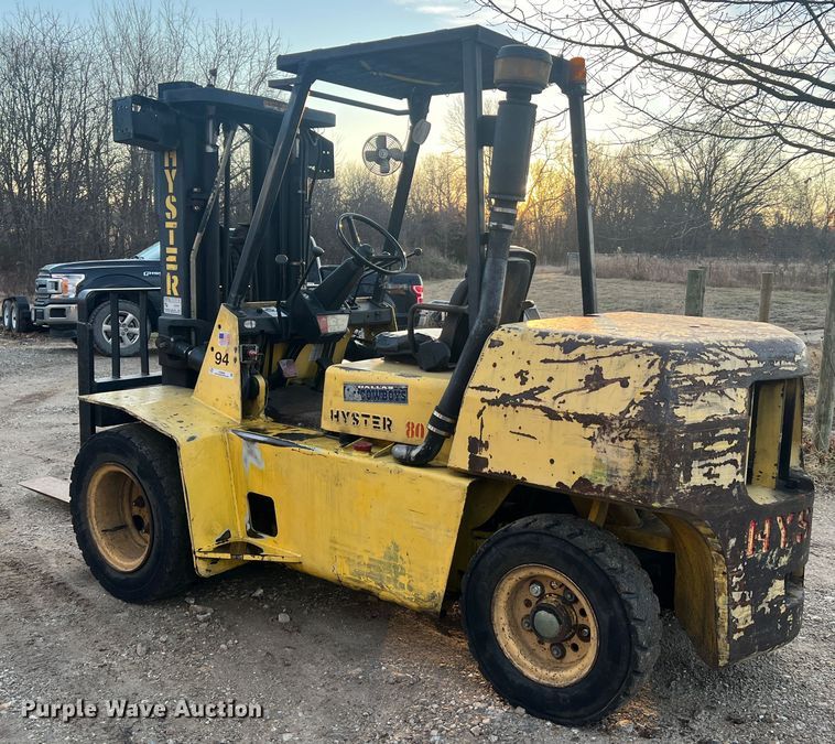 image for item JU9686 Hyster H80XL  forklift