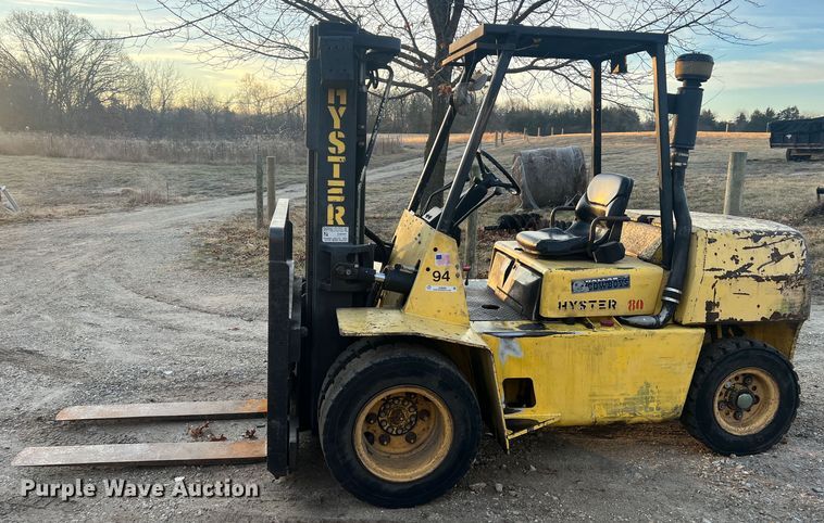 image for item JU9686 Hyster H80XL  forklift