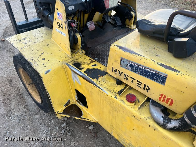 image for item JU9686 Hyster H80XL  forklift