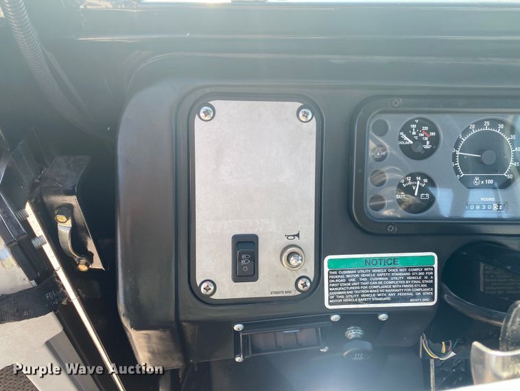 image for item JW9498 2013 Cushman Haulster  utility vehicle