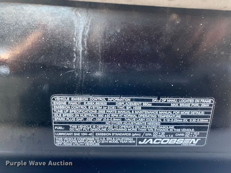 image for item JW9498 2013 Cushman Haulster  utility vehicle